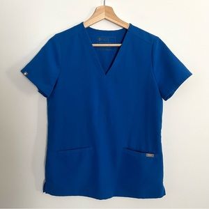 Figs Casma Three-Pocket Scrub Top V-Neck Short Sleeve XS